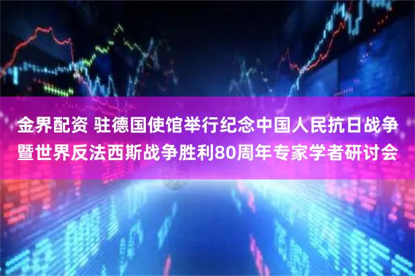 金界配资 驻德国使馆举行纪念中国人民抗日战争暨世界反法西斯战争胜利80周年专家学者研讨会