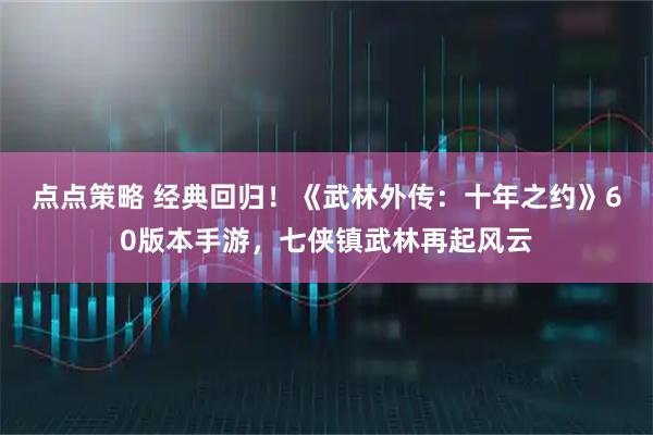 点点策略 经典回归！《武林外传：十年之约》60版本手游，七侠镇武林再起风云